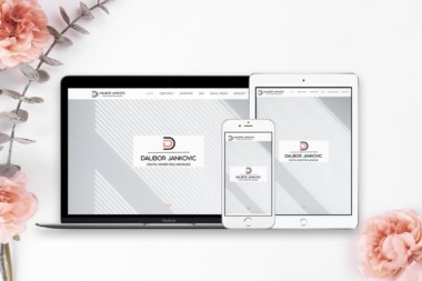 Responsive, individuell programmierte Webseite. Webseite - Dalibor-Jankovic.de