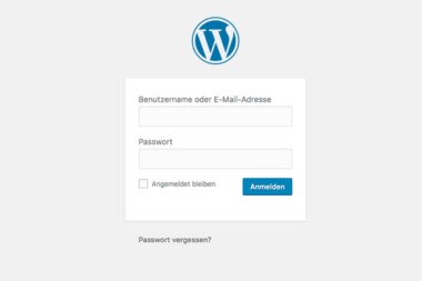 Wordpress - Backend Beispiel 2